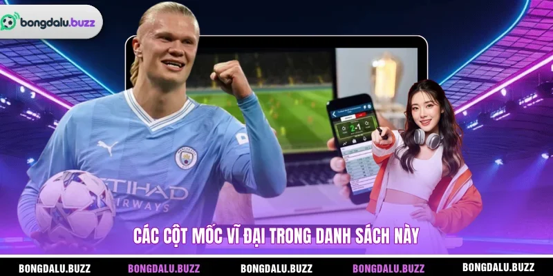 Các cột mốc vĩ đại trong danh sách này